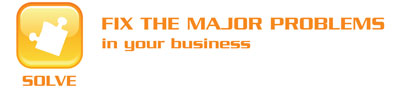 Solve - fix the major problems in your business